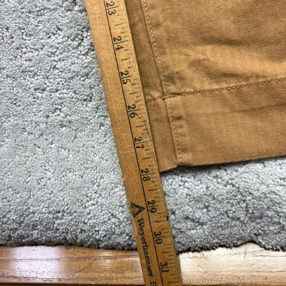 GAP Sleeveless Jumpsuit Womens Size 10 Deep Camel Herringbone Zip Utility NWT - Picture 12 of 14